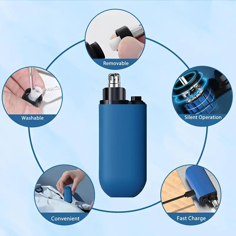 USB Rechargeable Nose Hair Trimmer